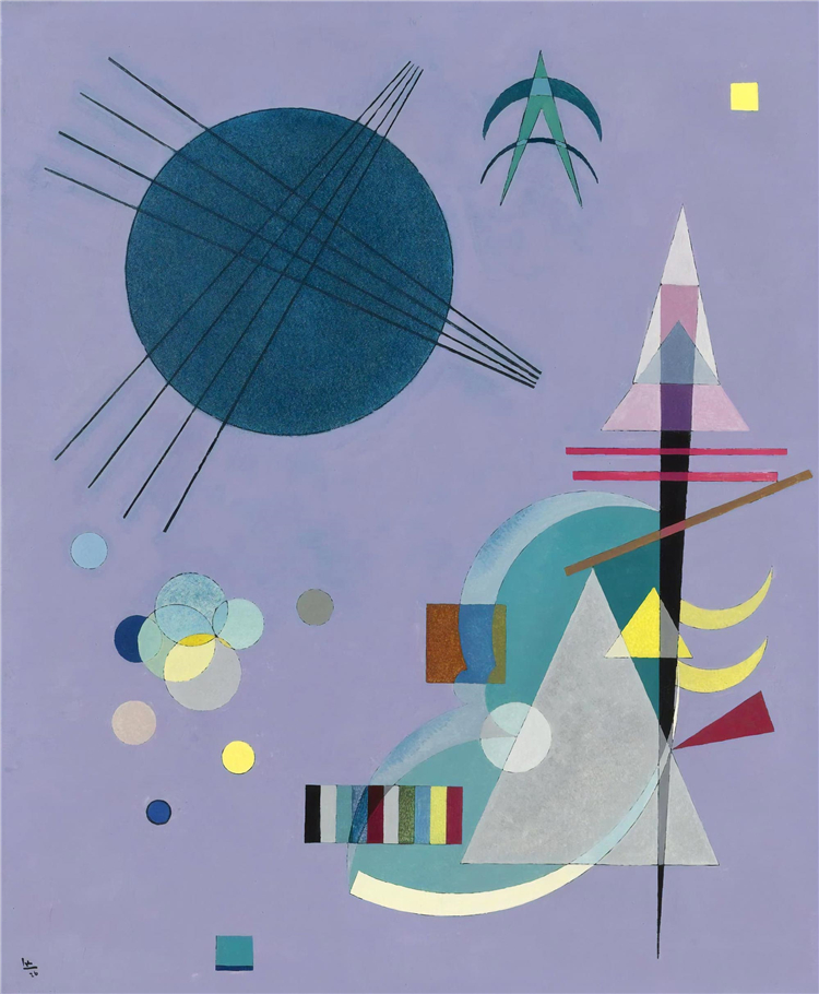 Violet - Green 19 Wassily Kandinsky Abstract Canvas Painting